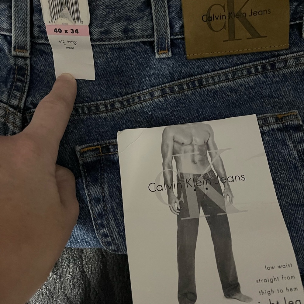 NWT Calvin Klein Straight Leg Premium Jeans - Picture 6 of 6